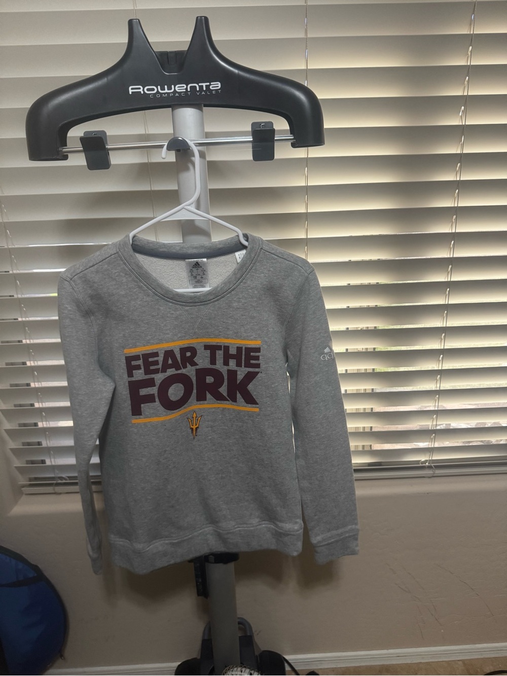 Adidas Arizona State ASU “Fear The Fork” Sweatshirt Youth Large